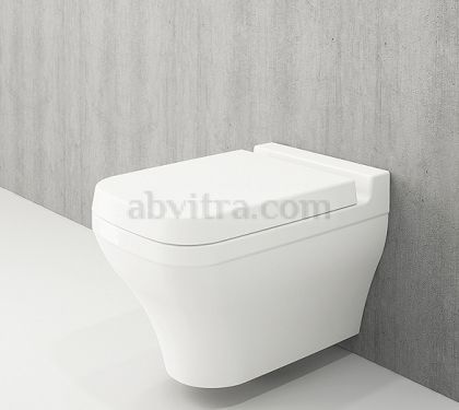 Конзолна тоалетна чиния Scala - Бял гланц 