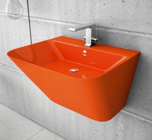 Оранжева мивка моноблок Moena