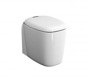 Стояща тоалетна чиния Plural - Бял гланц 