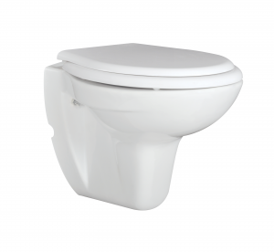Висяща тоалетна чиния Carmina 48см - Бял гланц