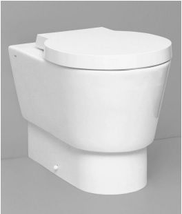 Стояща тоалетна чиния Sense - Бял гланц 