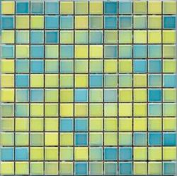 Жълто синя мозайка 2,5х2,5см Color Line Mix Yellow-Blue