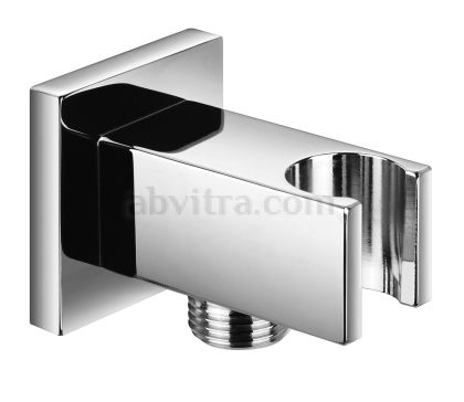 Стенен държач с извод за ръчен душ Penta Square