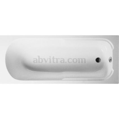 Цветна акрилна правоъгълна вана Patara 170x70cм в цвят крем ''Пергамон''