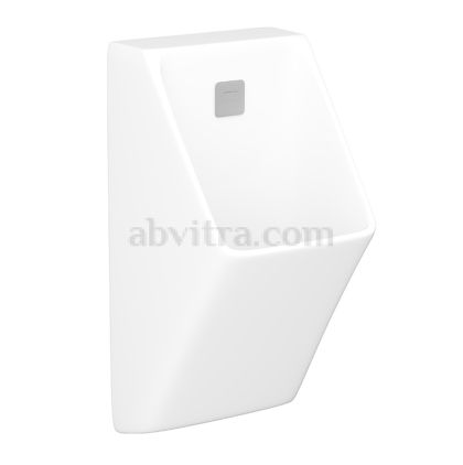 Писоар с вградена фотоклетка Square - Бял гланц 