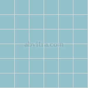 Светлосиня керамична мозайка 5х5см в цвят RAL 230 70 15 Pool Blue Matt