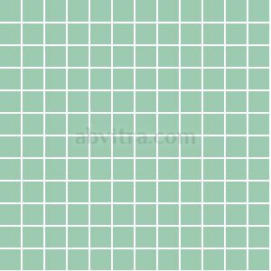 Зелена керамична мозайка 2,5х2,5см RAL 140 70 20 Dew Green Matt
