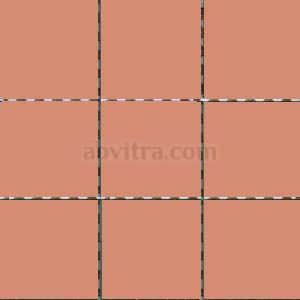 Розова керамична мозайка 10х10см RAL 040 60 30 Cedar Red Matt