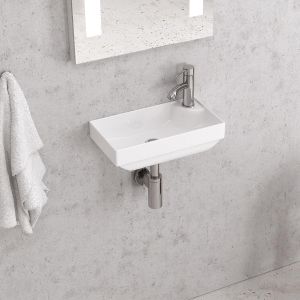 Малка мивка за баня и тоалетна Lithos Right