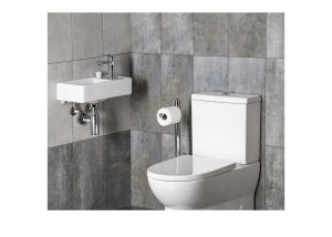 Малка мивка за баня и тоалетна Minos Right