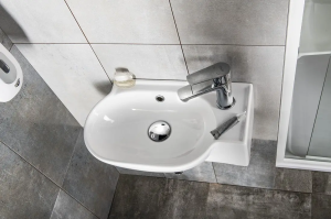 Малка мивка за баня и тоалетна MINI - White 