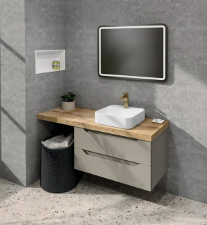 Тънкостенна мивка тип купа / върху плот Nova с отвор за смесител 